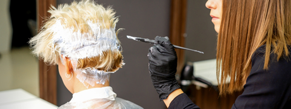 Getting those roots done at The Hair Bee ...